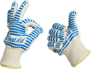 Grill Heat Aid Heat Resistant Flexible Light Weight Gloves