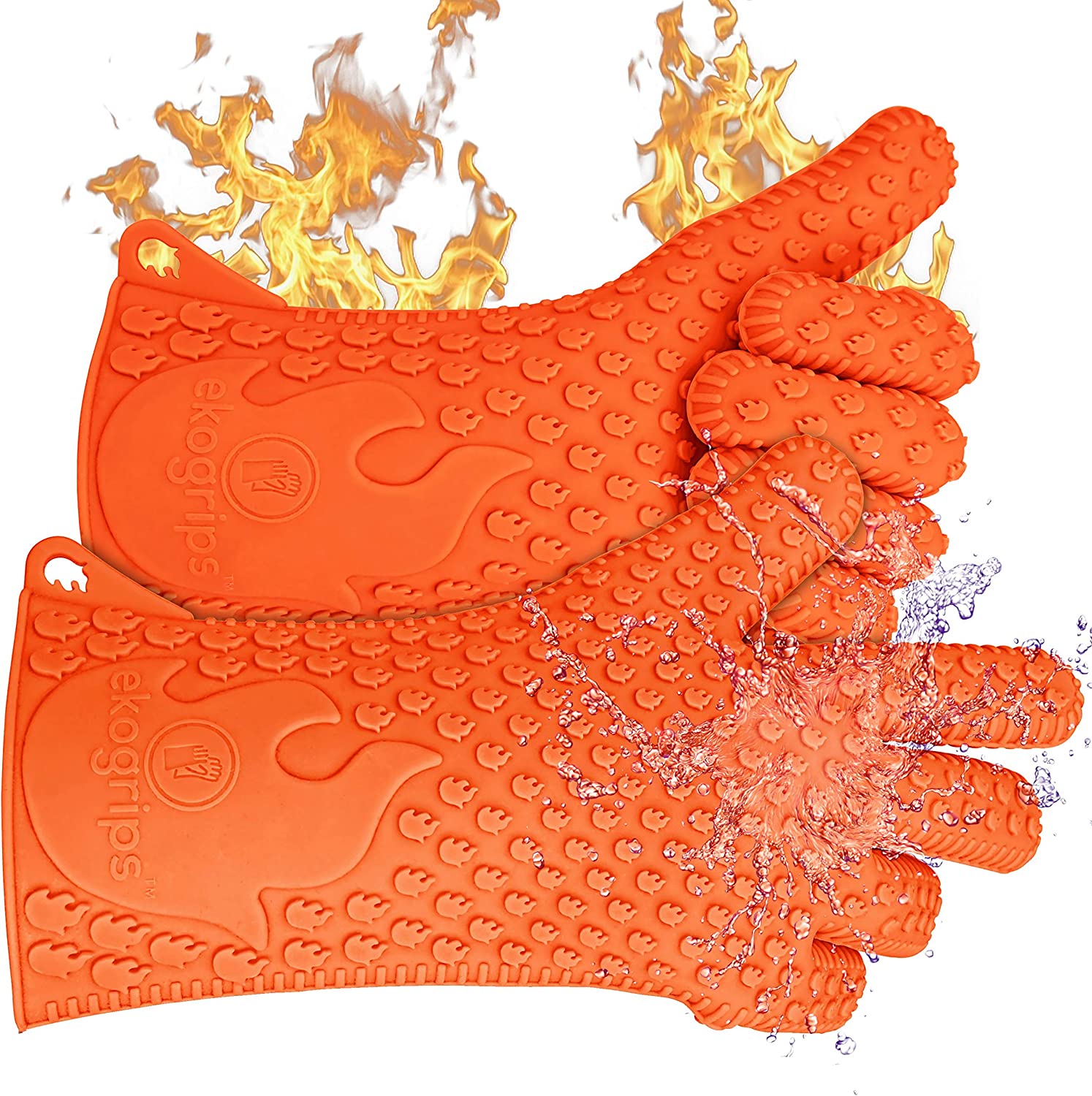 Jolly Green Products Premium Heat-Resistant BBQ Gloves for Cooking