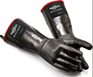 RAPICCA BBQ Grill Heat Resistant-Smoker, Cooking Oven Gloves