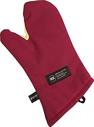 San Jamar Cool Touch Flame Conventional High Heat Intermittent Oven Mitts