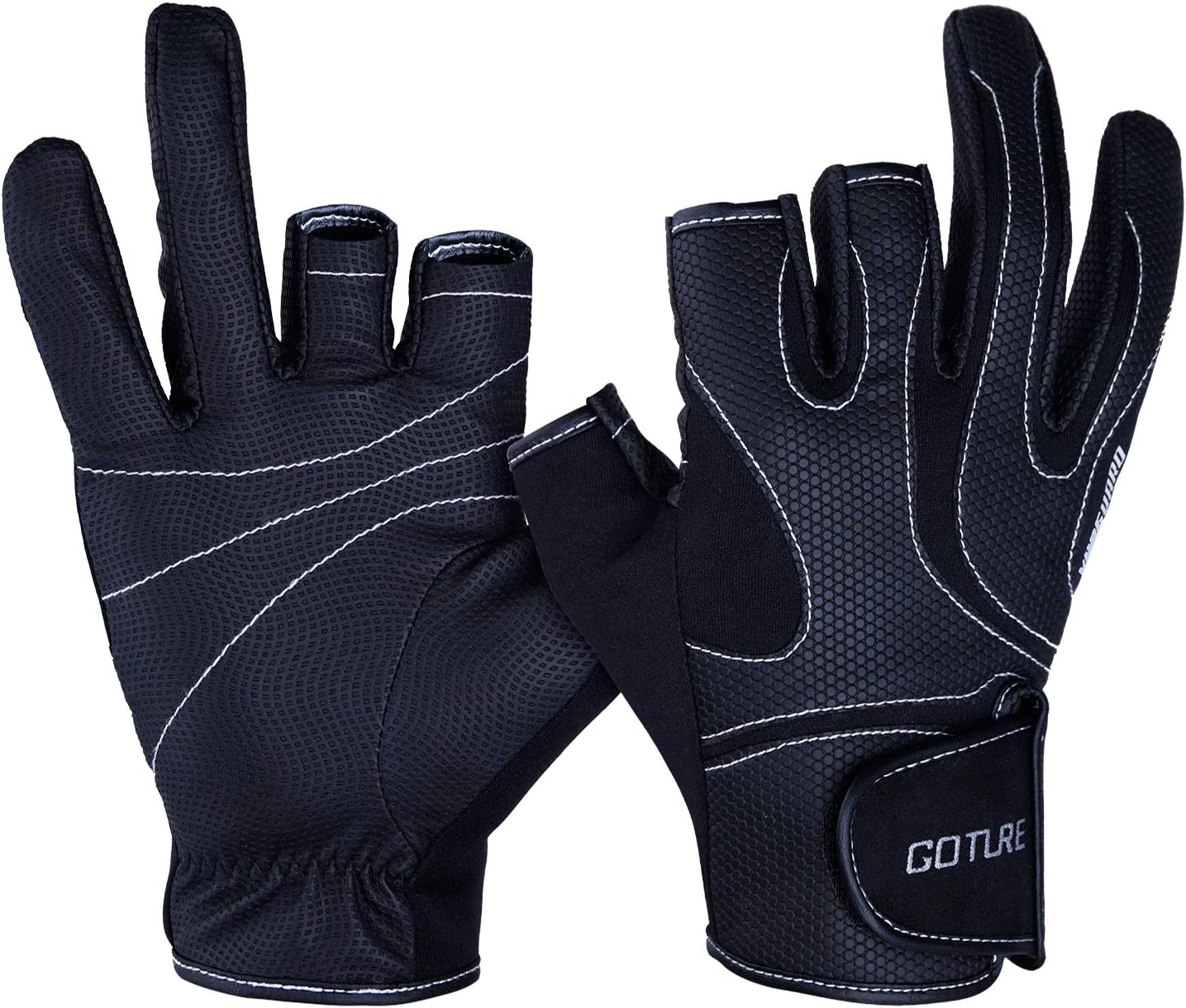 Goture Anti-Slip Water Resistant Ice Fishing Gloves for Men