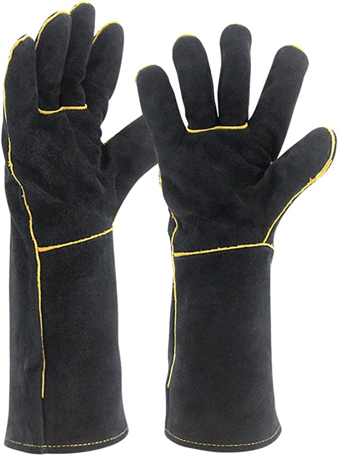 Heat Resistant Baking Grill Welder Fireplace Stove Gloves
