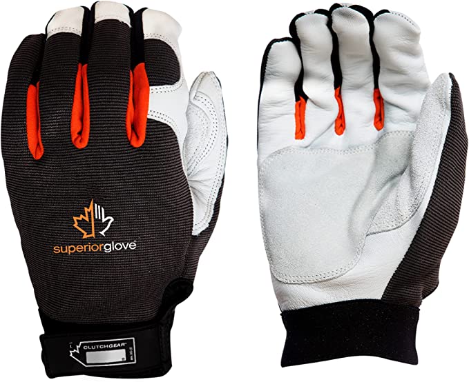 Superior Heavy Duty Hand Protection Clutch Gear Mechanics Gloves