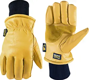 Wells Lamont Men's HydraHyde Leather Winter Work Gloves
