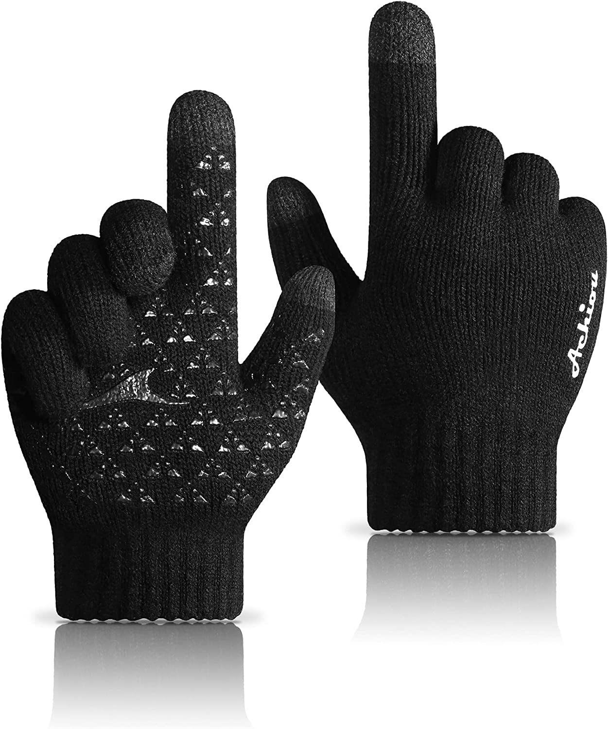 achiou winter gloves for men women