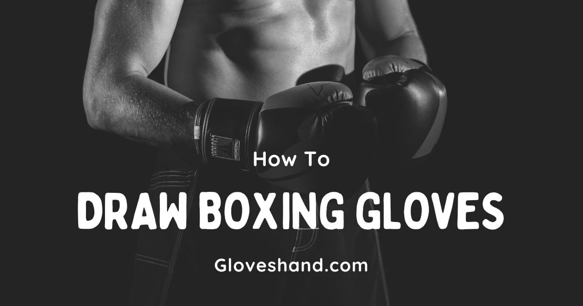 how to draw boxing gloves